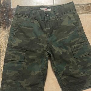 Kids Camouflage Cargo Shorts
